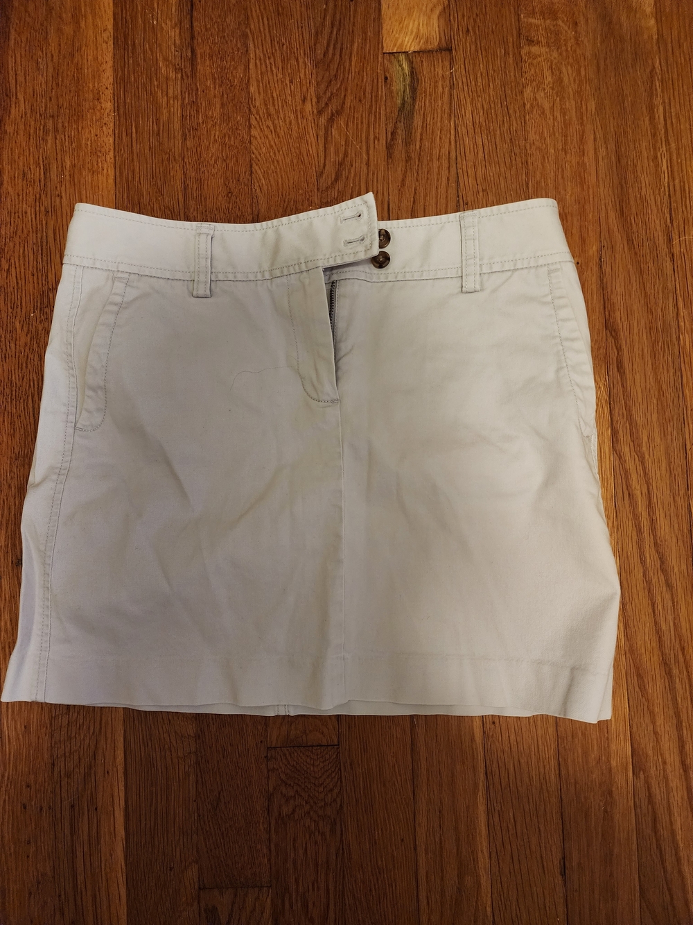 J. Crew Tan Mini Skirt